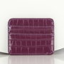 Zoozie Bags Cartera y Tarjetero de Piel Damson